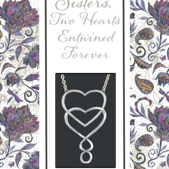 CHERISHED WOMEN: SISTERS HEART NECKLACE - Picture 1 of 1